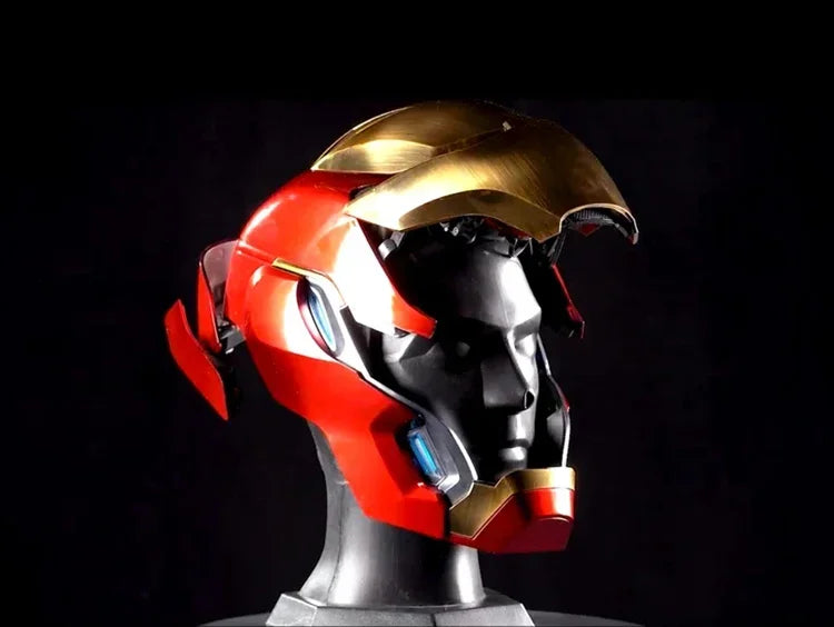 1:1 Iron Man Mk50 Mk17helmet Wearable Voice-Activated Deformation Helmet Around Marvel Animation Derivatives Model Toy Gift