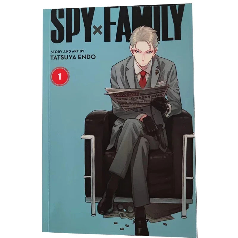 English Version Japanese Anime SPY×FAMILY Official Comic Book Volume (Spy Play House) Espionage, Action, Family, Comedy Book
