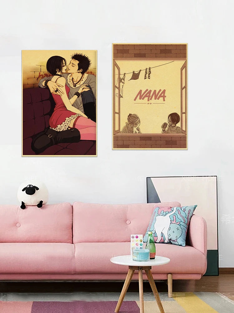 NANA Retro Kraft Paper Poster