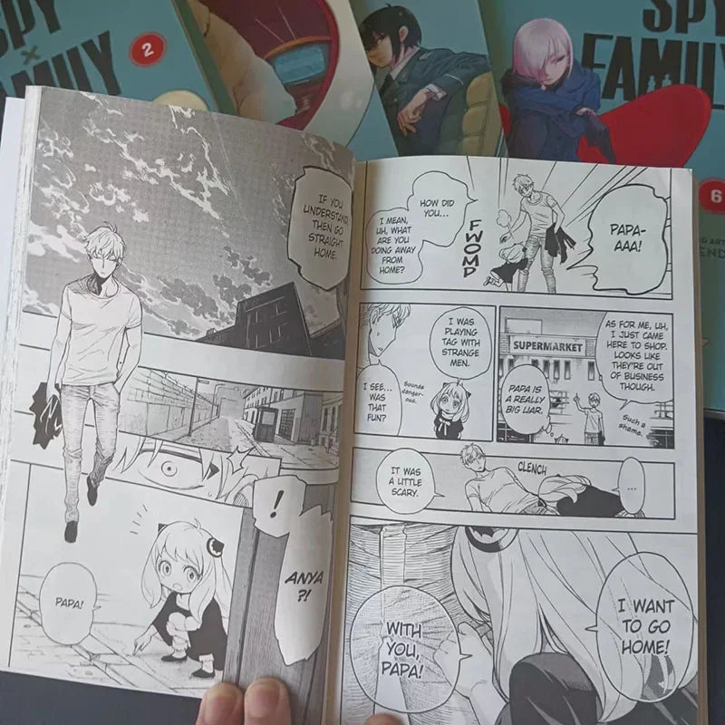 English Version Japanese Anime SPY×FAMILY Official Comic Book Volume (Spy Play House) Espionage, Action, Family, Comedy Book