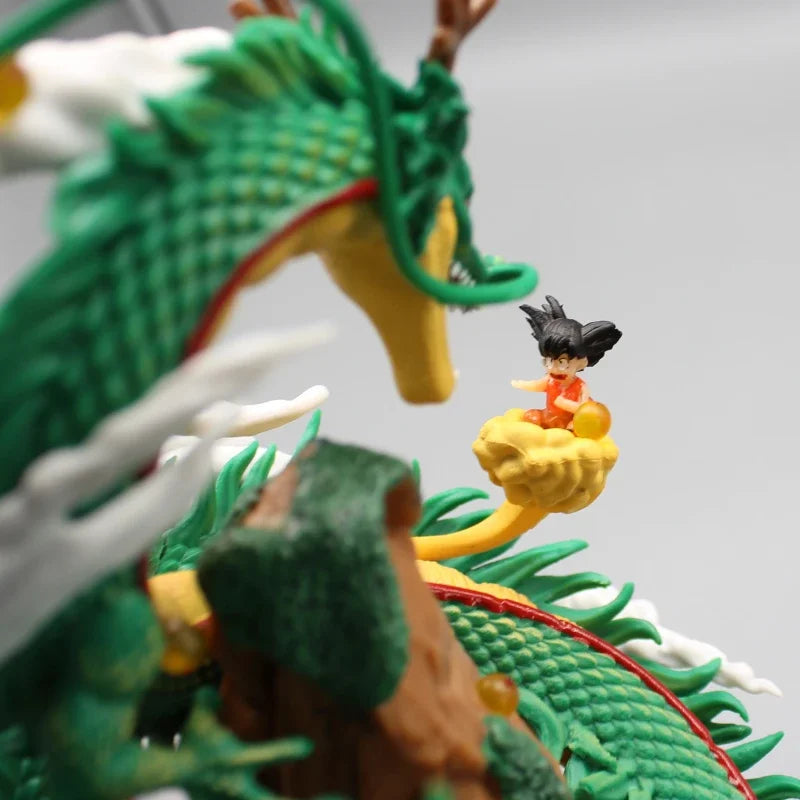 Dragon Ball Z Shenron Anime Figures Goku And Mountain Shenron Sea Shenron Action Figurine Pvc Statue Model Collection Toys Gifts