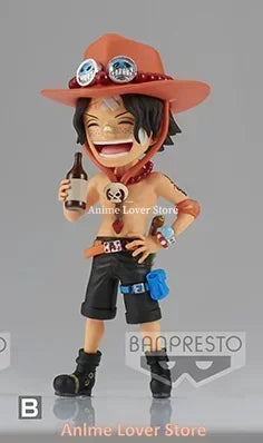 Bandai Banpresto Original One Piece WCF The Island of Ghosts VO.2 Ace Yamato Page One Ulti Anime Figures Toys for Kids Gift