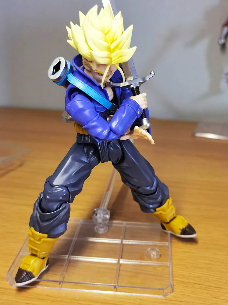 SHF Dragon Ball Z Figure Super Saiyan Trunks Action Figure Movable PVC Collection Anime Future Boy Torankusu Figures Model Toys