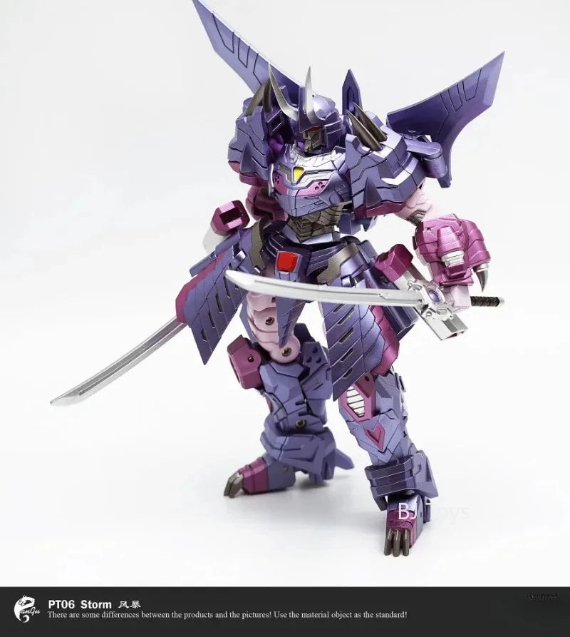 Transformation PANGU Toys PT-09 PT09 Wikiwand Metal Action Figures Deformation Shuttle Wirrior Model With Dual Blades Boys Gifts
