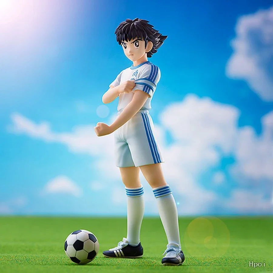 Anime Captain Tsubasa Figures Ozora Tsubasa Figure Wakabayashi Genzo Kojiro Hyuga Action Figurine Collectible Toys Ornament Gift