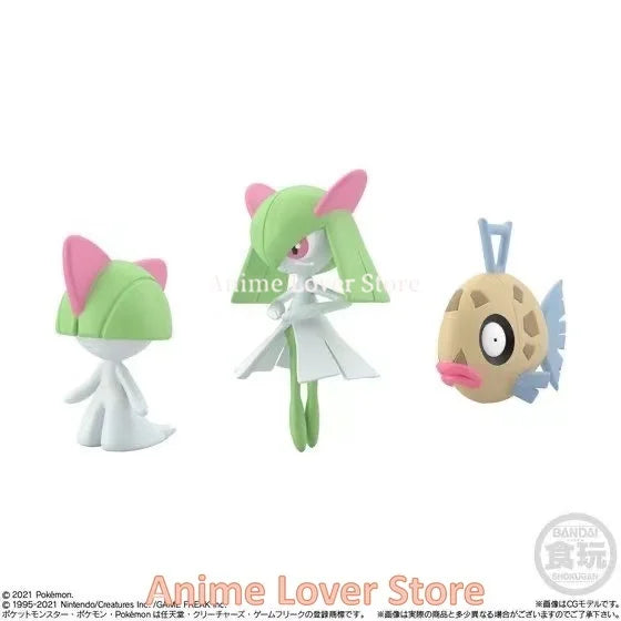 Bandai Original Scale World POKEMON Hoenn Region May Brendan Swablu Altaria Ralts Gardevoir Anime Figures Toys