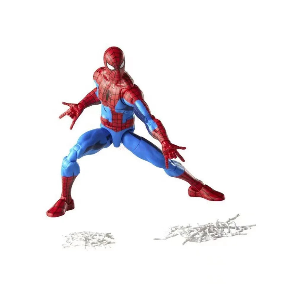 KO ML Legends Classic Spider Web Spiderman Action Figures Toy 6 Inch Spider Man Movable Statues Model Doll Collectible Gifts