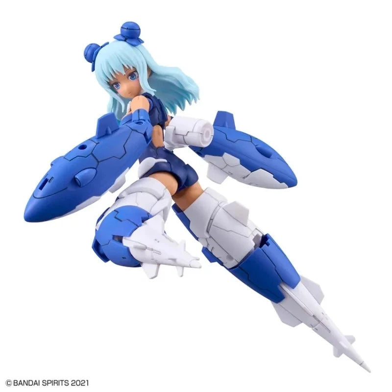 Bandai Original Genuine 30 Minutes Sisters Yufia Eliene Stipla Laranel Siana Farina Neverlia Rishetta Palyton Models Toy Figures