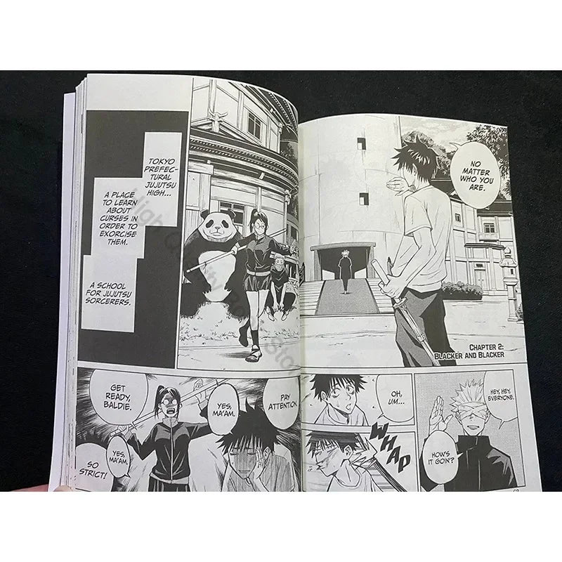 Anime Jujutsu Kaisen Japan Youth Teens Fantasy Science Mystery Suspense English Version Manga Comic Book