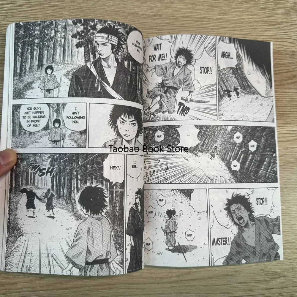 Anime Vagabond Volume 1-3 Miyamoto Musashi Japanese Teen Mystery Romance English Comic Book Manga Book English Version