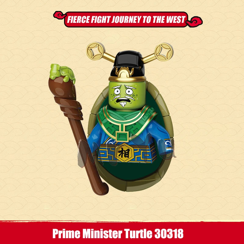 New Journey To Thewest Chinese Movie Anime DIY Mini Figures Weapons Model Building Blocks Kids Toys Gifts For Boys Girls Juguete