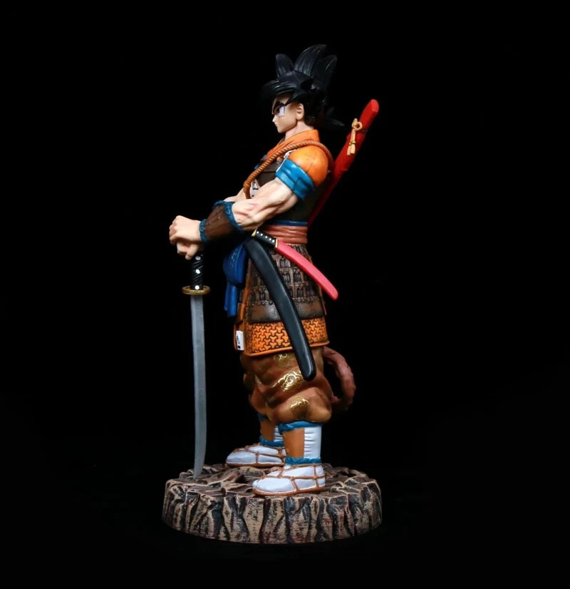 21cm Anime Dragon Ball Z Figure Samurai Son Goku Broly Super Saiyan Action Figures PVC Collection Model Doll Ornaments Toys Gift