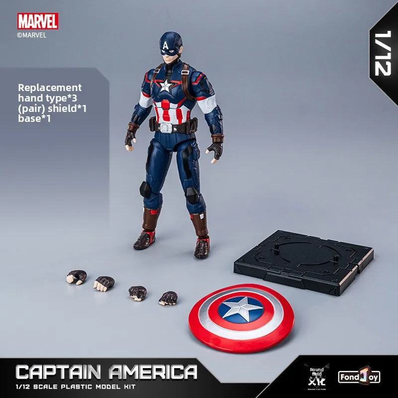 Fondjoy Iron Man MK50 Action Figures Hulk Spider-Man Thanos 1/12 Assembled Toy Model Collect Ornaments Boy Toy Birthday Gifts