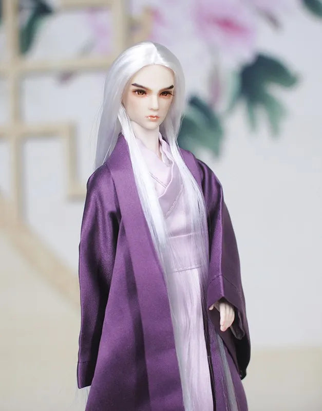 30cm Doll Chinese Ancient Costume Accessories 1/6 Male BJD Doll Figures Flexible Body Boy Doll Long Hair Boyfriend Toys Gift