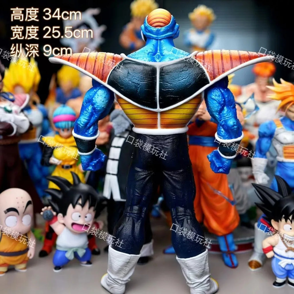 Anime Dragon Ball Z Burter Figure Ginyu Force Action Figures 34cm Pvc Gk Statue Collection Model Toys Gifts