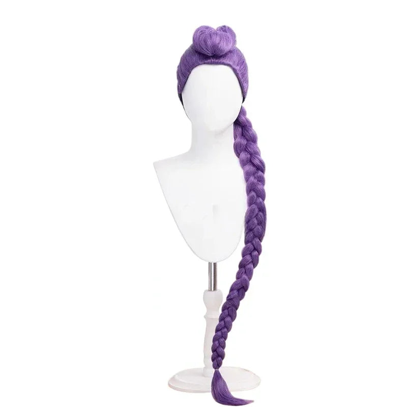 Cosplay Wig  Mir-a Rum-i Zo-e Purple Black Red Long Hair Heat Resistant Synthetic Wigs Carnival Props