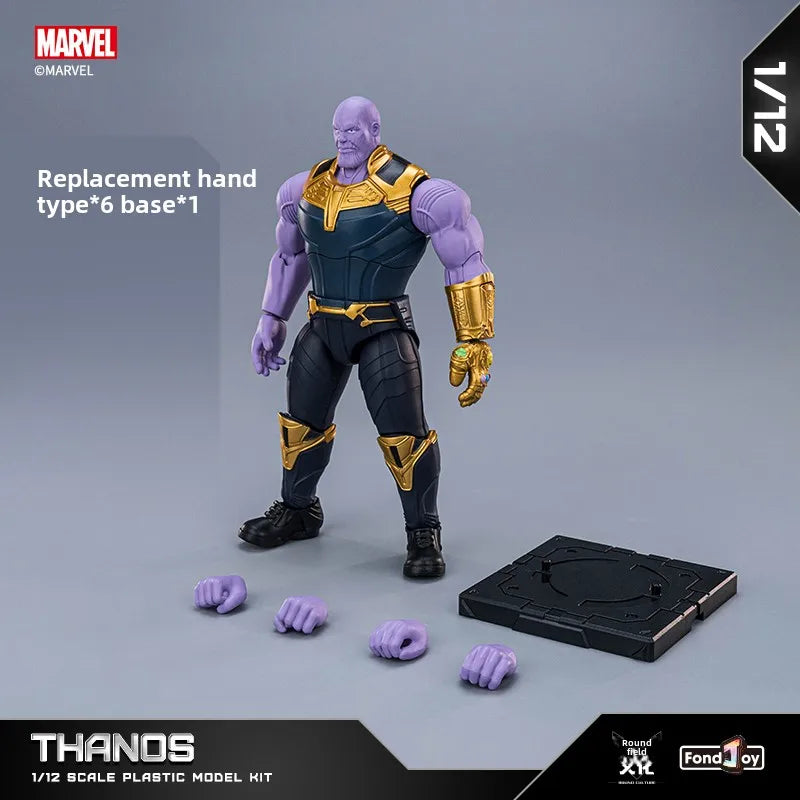 Fondjoy Iron Man MK50 Action Figures Hulk Spider-Man Thanos 1/12 Assembled Toy Model Collect Ornaments Boy Toy Birthday Gifts