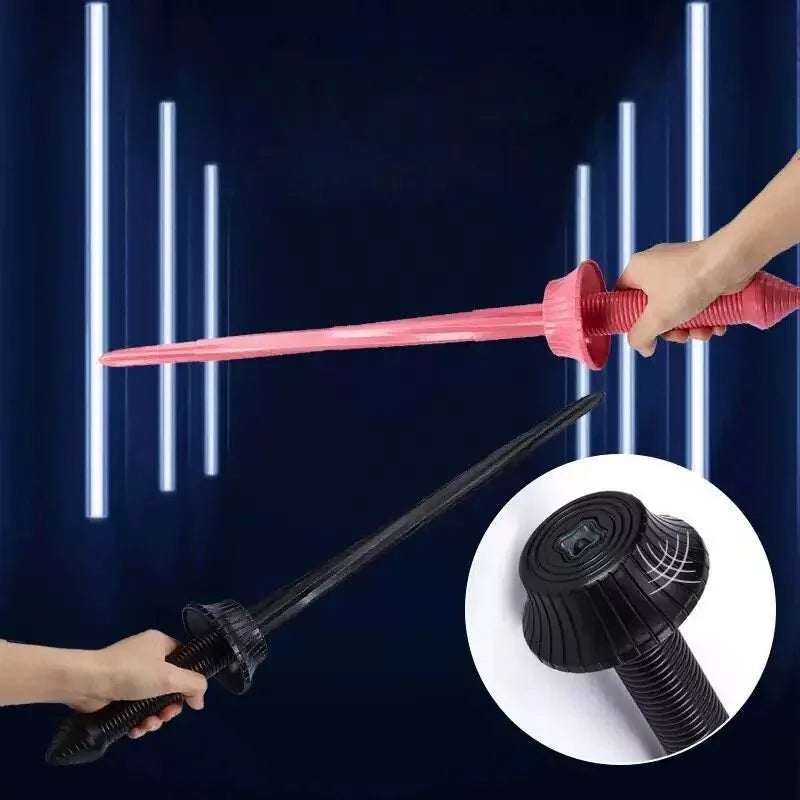 3D Print Gravity Retractable Swords Samurai Katana Sword Real Size Japanese Katana Fake Knife Cosplay Props Home Decoration