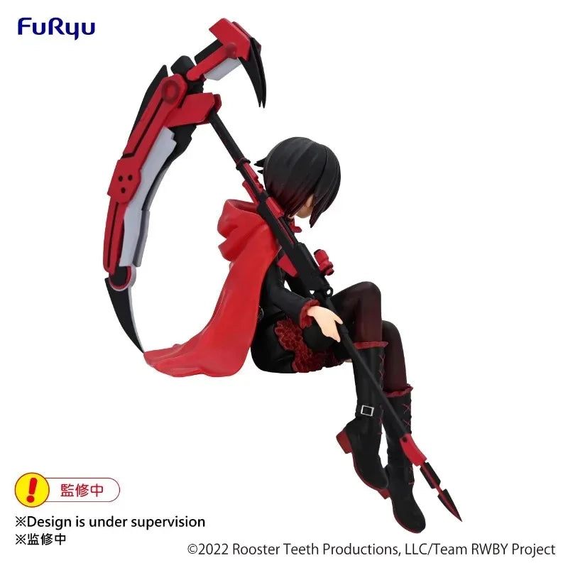 In Stock FURYU Original Noodles Stopper Figure RWBY Ruby Rose Anime Action Figures Toys for Boys Girls Kids Gift
