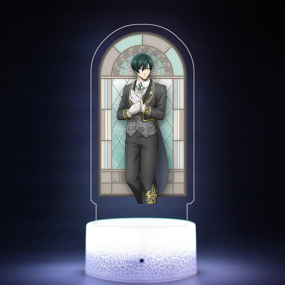 Acrylic Anime Cartoons Night Light for Blue Lock Yoichi Isagi Bedroom Standee Atmosphere Creativity Decoration Birthday Gift
