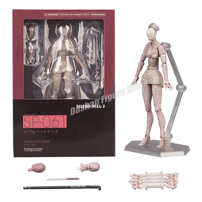 17cm Figma Sp-055 Silent Hill Revelation 3D Figure Red Pyramid Thing Action Figures PVC Collection Pyramid Head Model Toys Gifts
