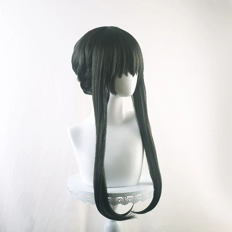 Synthetic Cosplay Wig Inspired By Spy Agent Heroine - Updo Style Fiber Wigs for Costume Party, Anime Roleplay, Halloween, Women