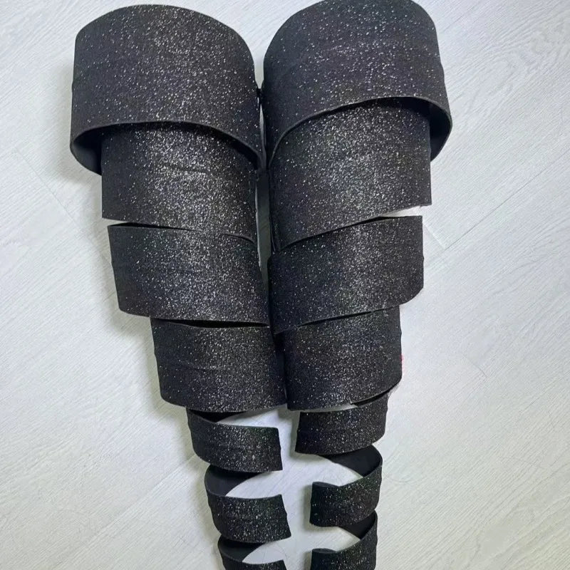 Anime Celestia Ludenberg Cosplay Yasuhiro Taeko Wig Artificial Black Hair Spiral Double Ponytail Role Play Props Accessories