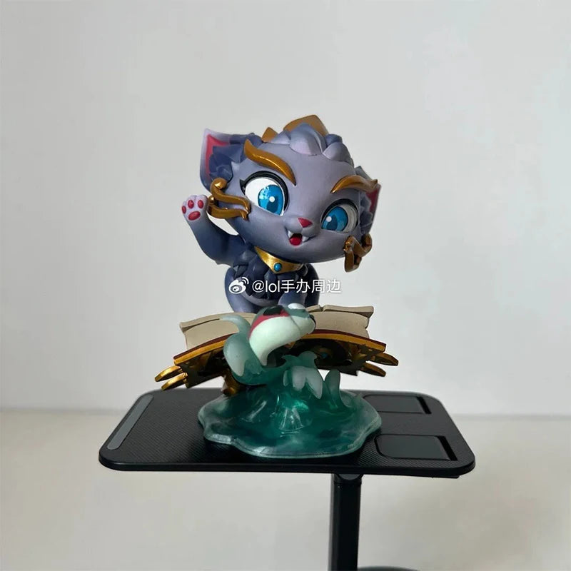 Original League of Legends Animation Game Peripheral Toys Jinx Teemo Poppy Vi Anime Action Model Figures Ornament Collection