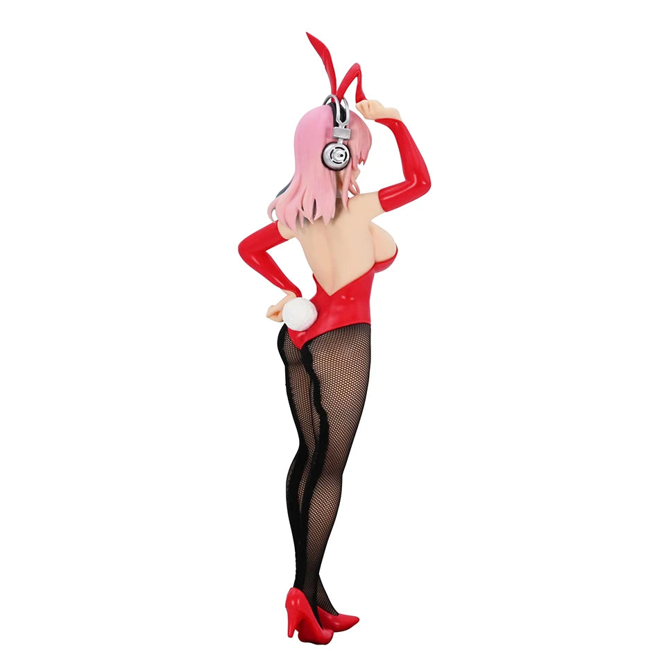 Original Genuine FuRyu 28cm Super Sonico Cartoon Action Figure PVC Toys Figures For Christmas Gifts
