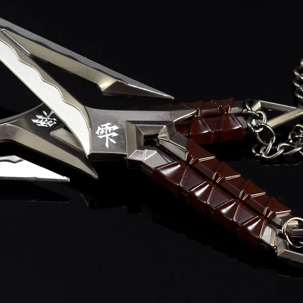 6.3in Valorant Katana Swords Real Size Japanese Samurai Sabre Alloy Knife Sword Anime Cosplay Prop Katana Home Decoration Gift