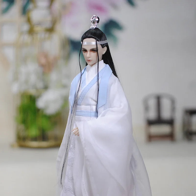 30cm Doll Chinese Ancient Costume Accessories 1/6 Male BJD Doll Figures Flexible Body Boy Doll Long Hair Boyfriend Toys Gift