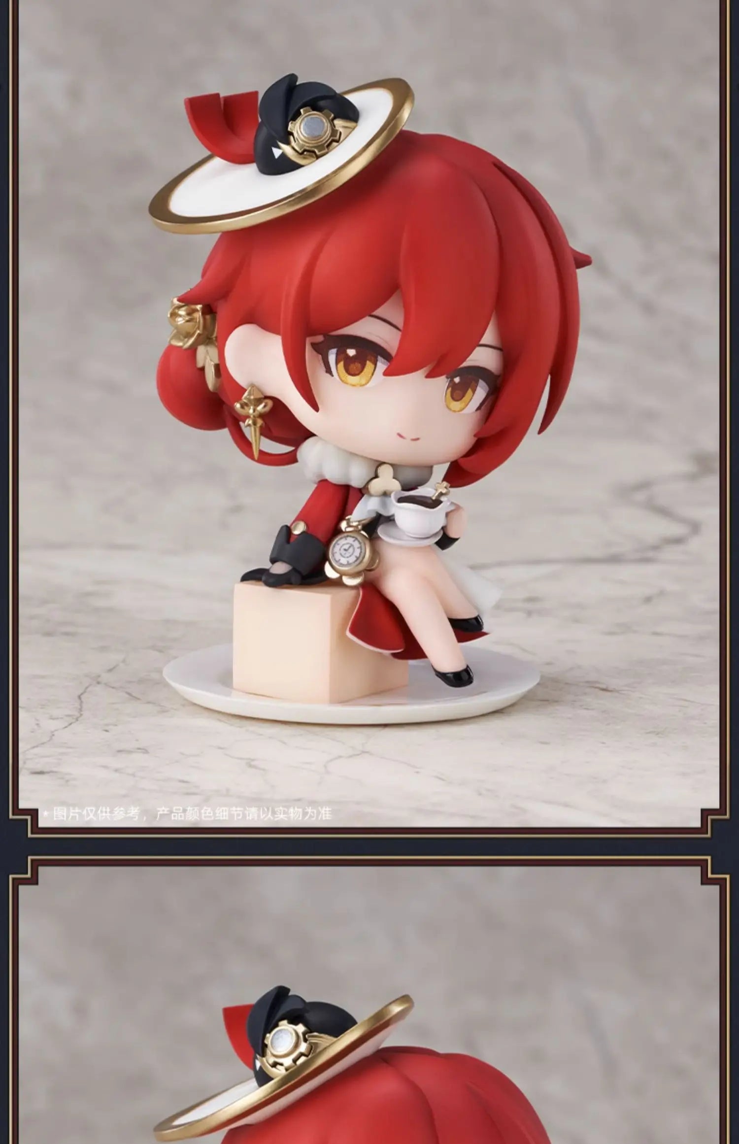 original Honkai Star Rail Peripherals Figures toys March 7th Dan Heng Himeko Train welcome tea party Brand New Genuine gift
