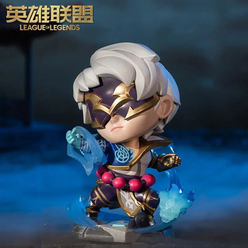 Original League of Legends Animation Game Peripheral Toys Jinx Teemo Poppy Vi Anime Action Model Figures Ornament Collection