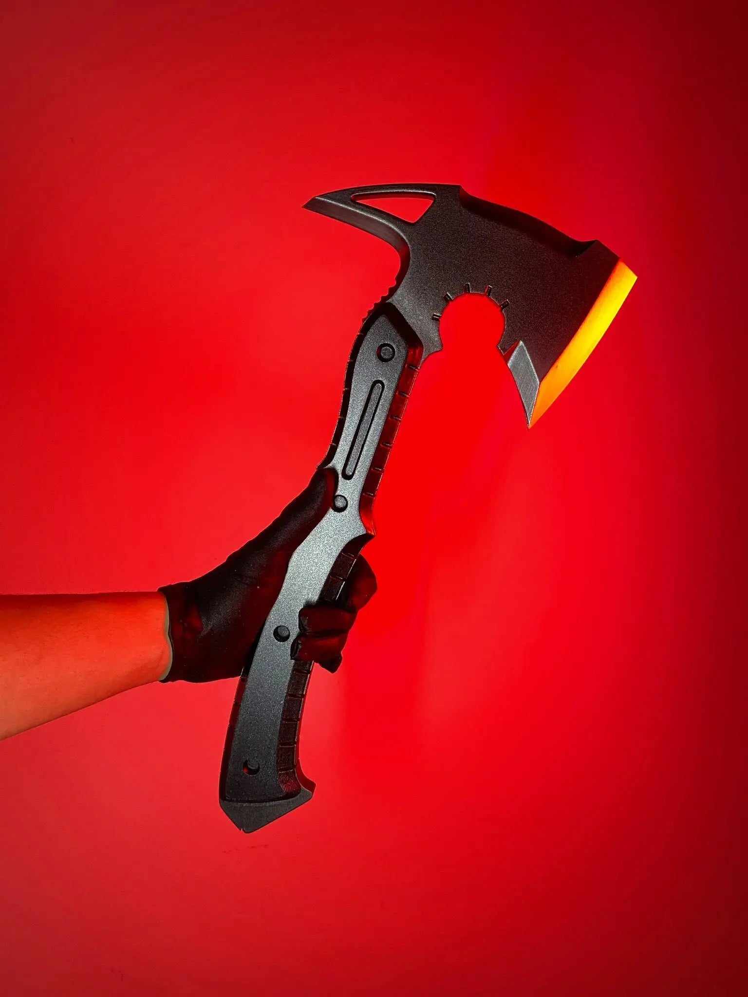 Men's Cosplay Prop Game Halloween Axe Cosplay Prop 3D Printed Plastic Axe Model Costume Accessories