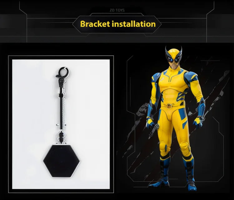 New ZD Toys Deadpool & Wolverine Model 7in 1/10 Action Figures Wolverine Model Marvel Superheroes Collection Ornaments Boy Gifts