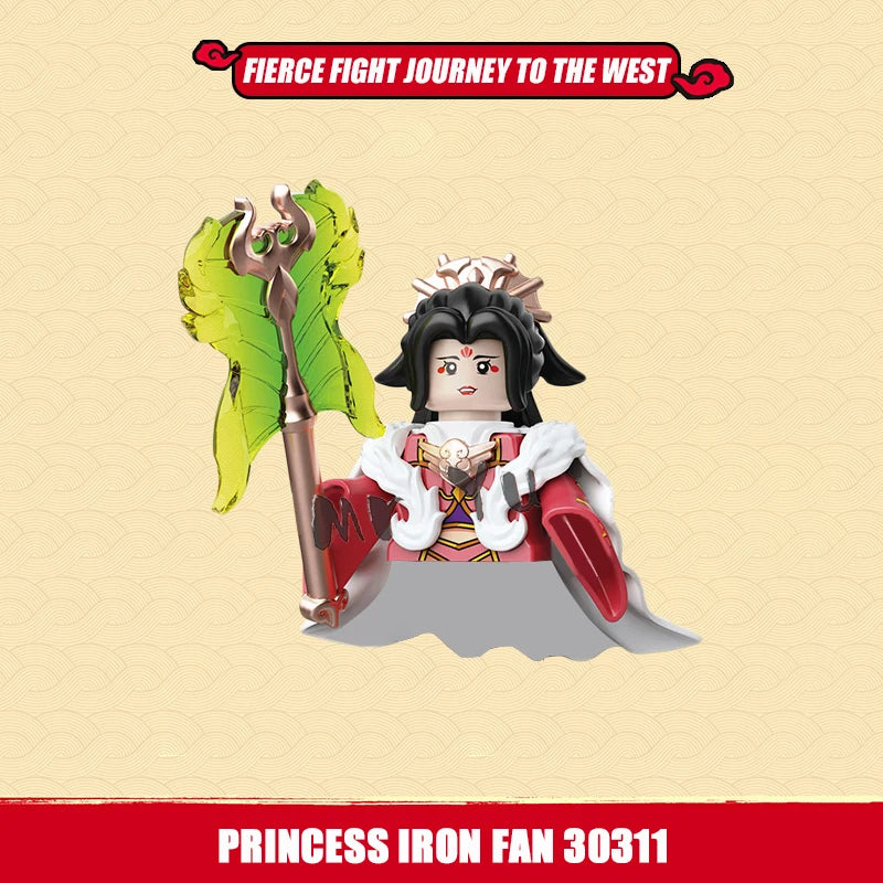 New Journey To Thewest Chinese Movie Anime DIY Mini Figures Weapons Model Building Blocks Kids Toys Gifts For Boys Girls Juguete