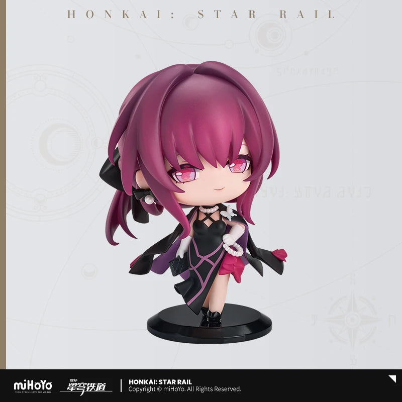 original Honkai Star Rail Peripherals Figures toys March 7th Dan Heng Himeko Train welcome tea party Brand New Genuine gift