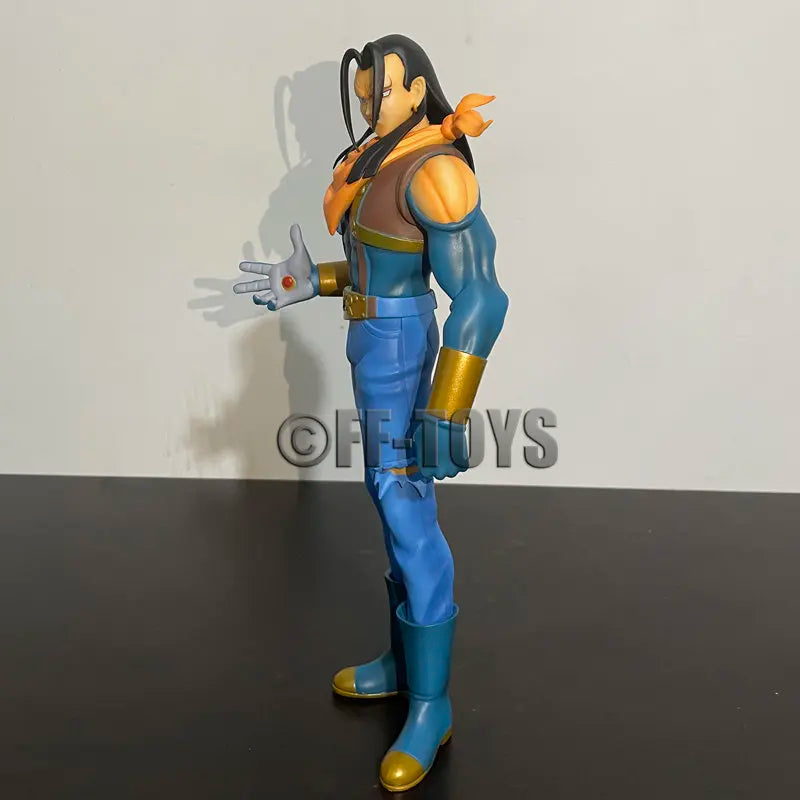 24CM Anime Dragon Ball Z Android 17 18 Figure Android 18 PVC Action Figures Collection Model Toys for Children Christmas Gifts