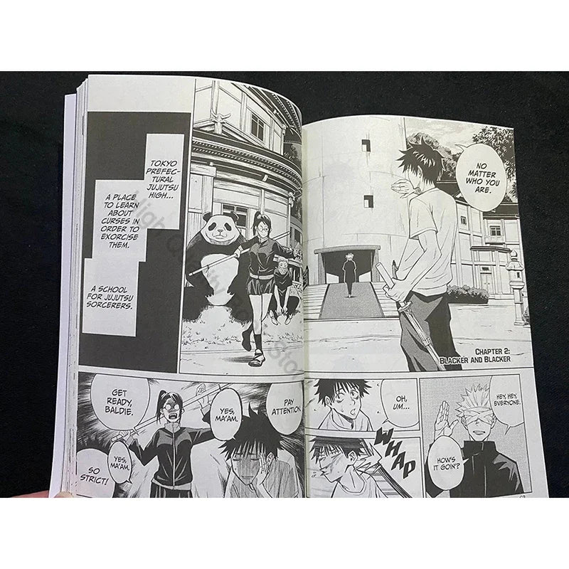 Anime Jujutsu Kaisen Japan Youth Teens Fantasy Science Mystery Suspense English Version Manga Comic Book