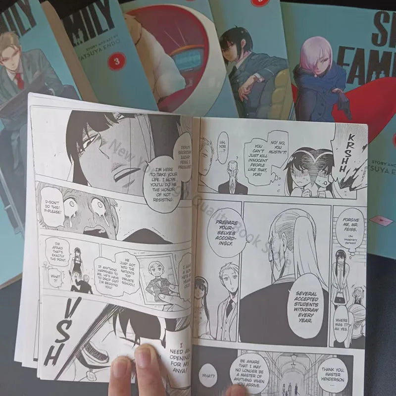 English Version Japanese Anime SPY×FAMILY Official Comic Book Volume (Spy Play House) Espionage, Action, Family, Comedy Book