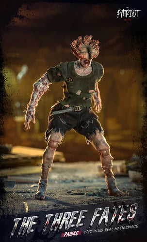 In Stock Patriot Studio The Last of Us Clicker The Three Fates Zombie 1/12 Cloth Gown Action Figures Toy Gift Collection