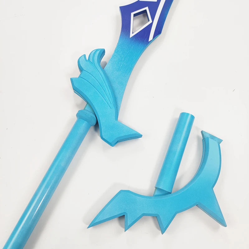 Genshin Impact Scaramouche Wanderer Cosplay Weapon Tulaytullah’s Remembrance 5-Star Catalyst The Bell Prop PLA Anemo Accessory