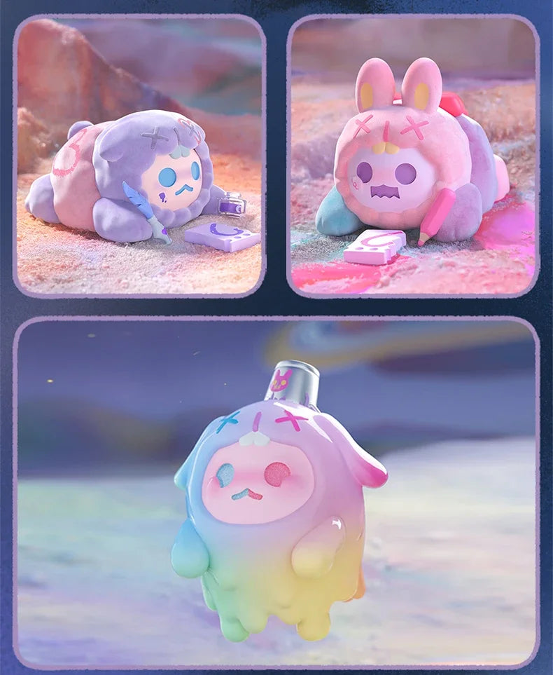 ShinWoo The Lonely Moon Series  Cute Action Anime Figures Dolls Kawaii Toys Gift figure Toy