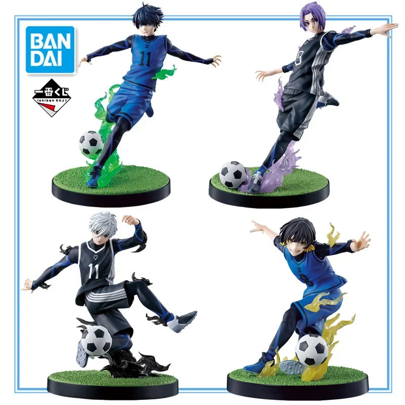 BANDAI Ichiban KUJI Blue Lock Isagi Yoichi Bachira Meguru wielding saboteurs Anime Action Figures Model Collection Toy