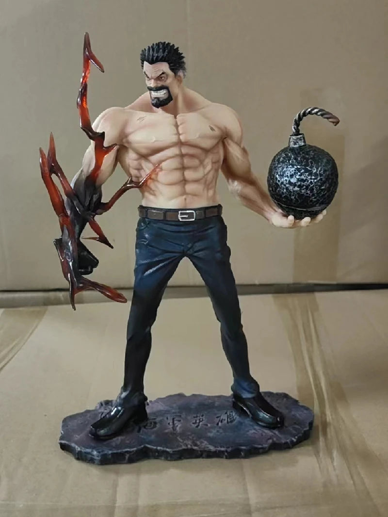 26cm Anime One Piece Figures Monkey D Garp Standing Posture GK Sculpture Scene Action Figurine PVC Ornament Toy Gift Model Decor