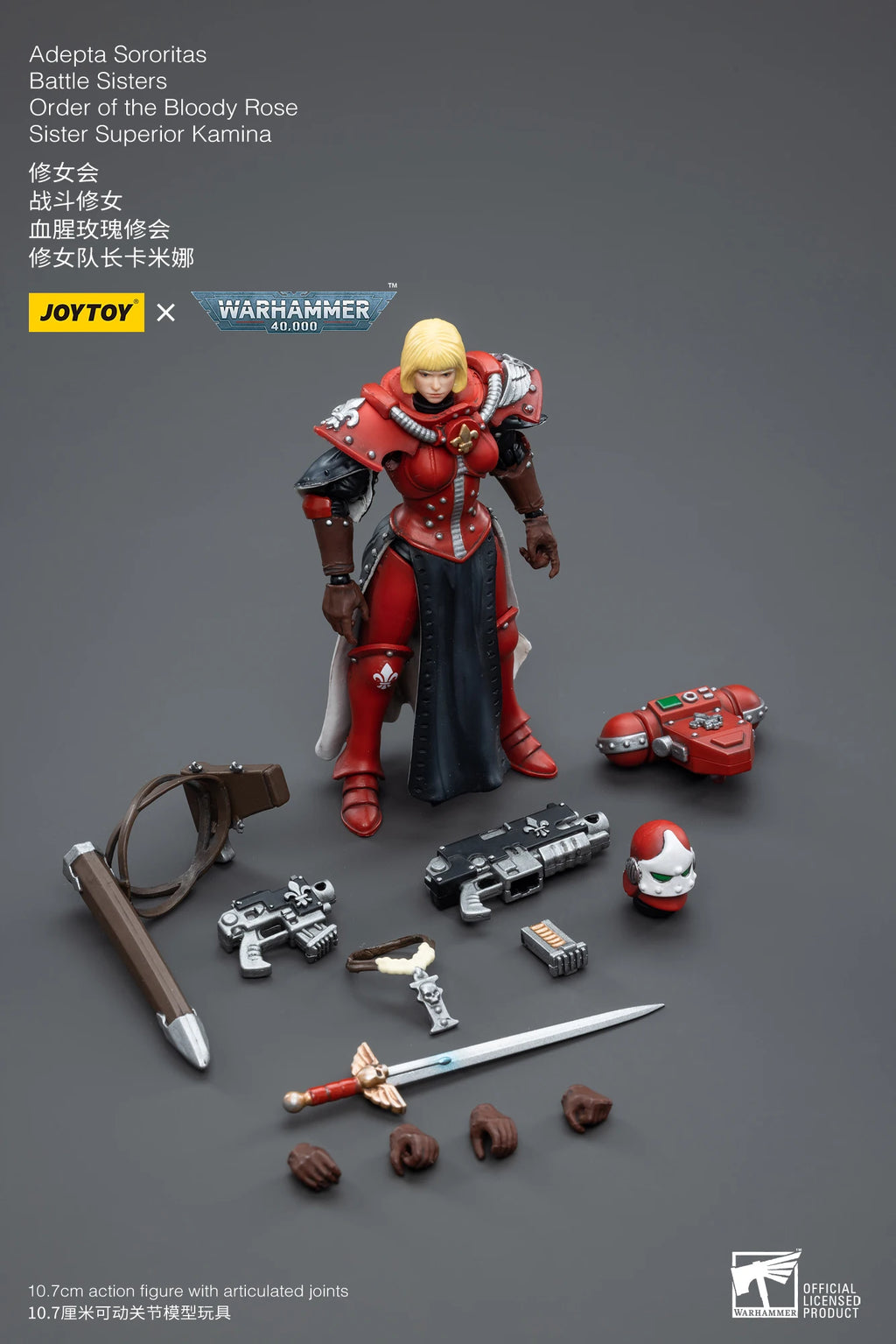 JOYTOY 1/18 Action Figure 40K The Horus Heresy Battle Sister Figures And Mechas Anime Military Model