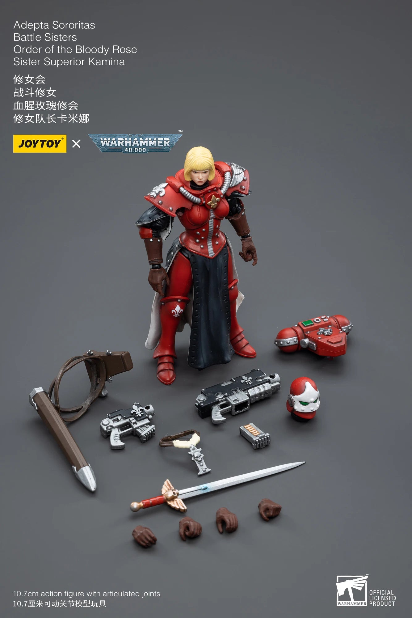 JOYTOY 1/18 Action Figure 40K The Horus Heresy Battle Sister Figures And Mechas Anime Military Model