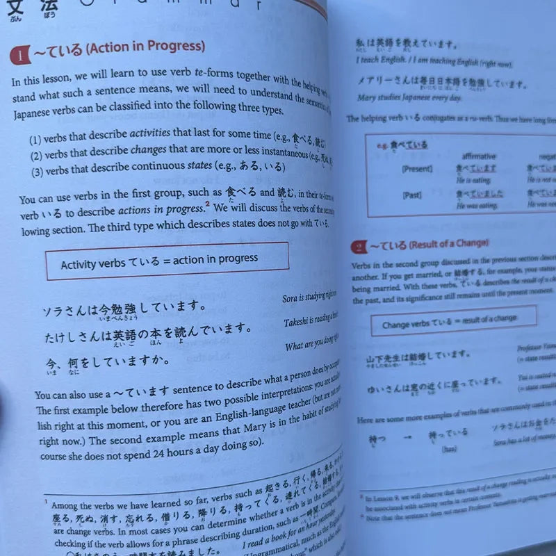5 Books B5 Size 3rd Edition Learn Japanese Textbook Workbook Answer An Integrated Course in Elementary Japanese and English Book