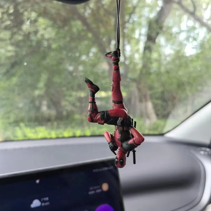 2024 New movie Deadpool 3 Q version Action Figures PVC Model Statue Desk Decor doll Toy kawaii Car Pendant Collectible Gifts
