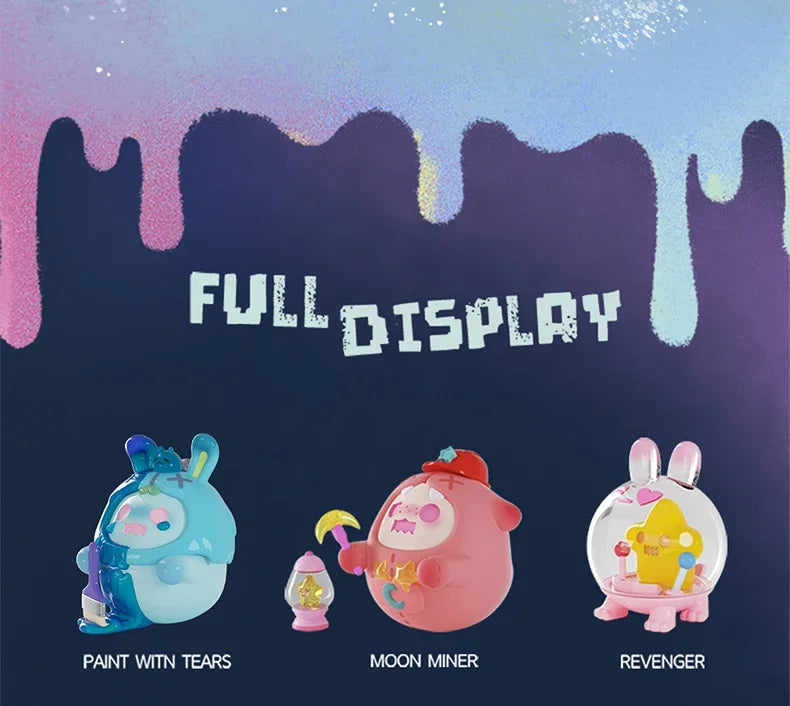 ShinWoo The Lonely Moon Series  Cute Action Anime Figures Dolls Kawaii Toys Gift figure Toy